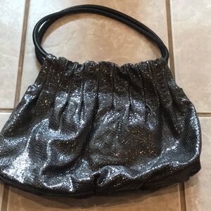 Brighton hobo metallic shiny shoulder bag